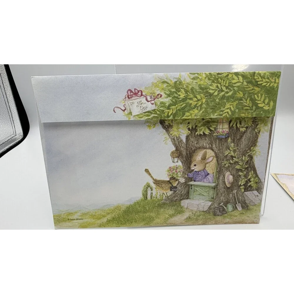 Vintage Susan Wheeler Bunny Rabbit Greeting Cards - 
